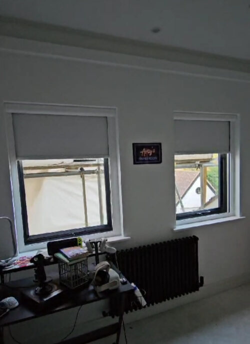 Screen glare issues? No glare on my screen with Fully Cassetted Blackout Roller Blinds installed in East London